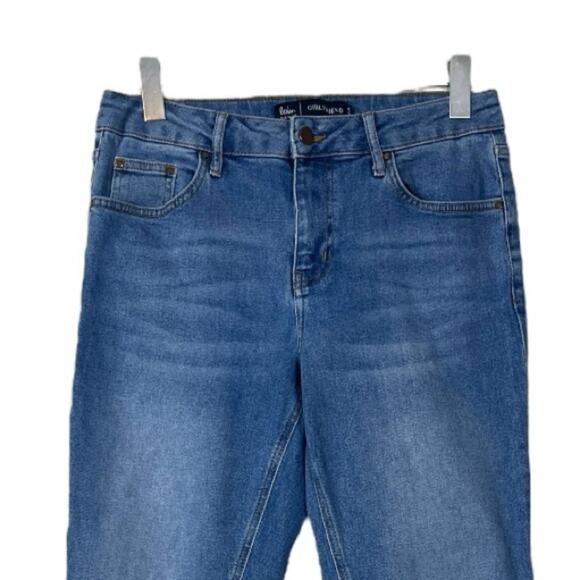 Boden Girlfriend Jeans Mid Rise Ankle Medium Blue Denim Wash Women’s Size 8 - Picture 4 of 9